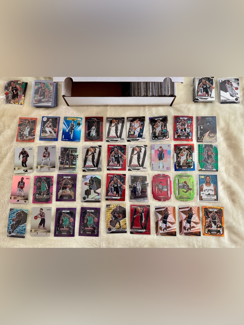 San Antonio Spurs NBA Basketball Card Collection